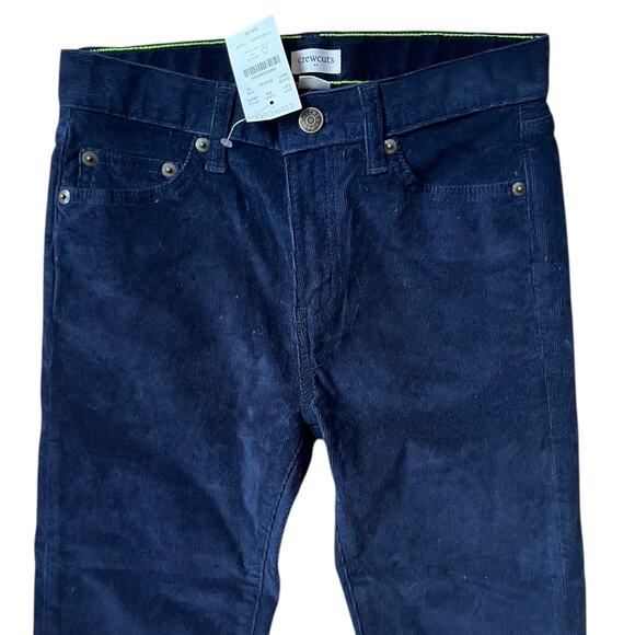 NEW Crewcuts 5 Pocket Navy Blue Corduroy Pants Adjustable Waist Boy's 10 - Picture 2 of 7